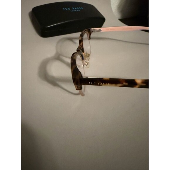 Ted Baker London B242 Eyeglasses Frames Retro Horn Rimmed Womens with Case main image 9